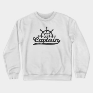 Captain Sailor Sailing Ship Crewneck Sweatshirt